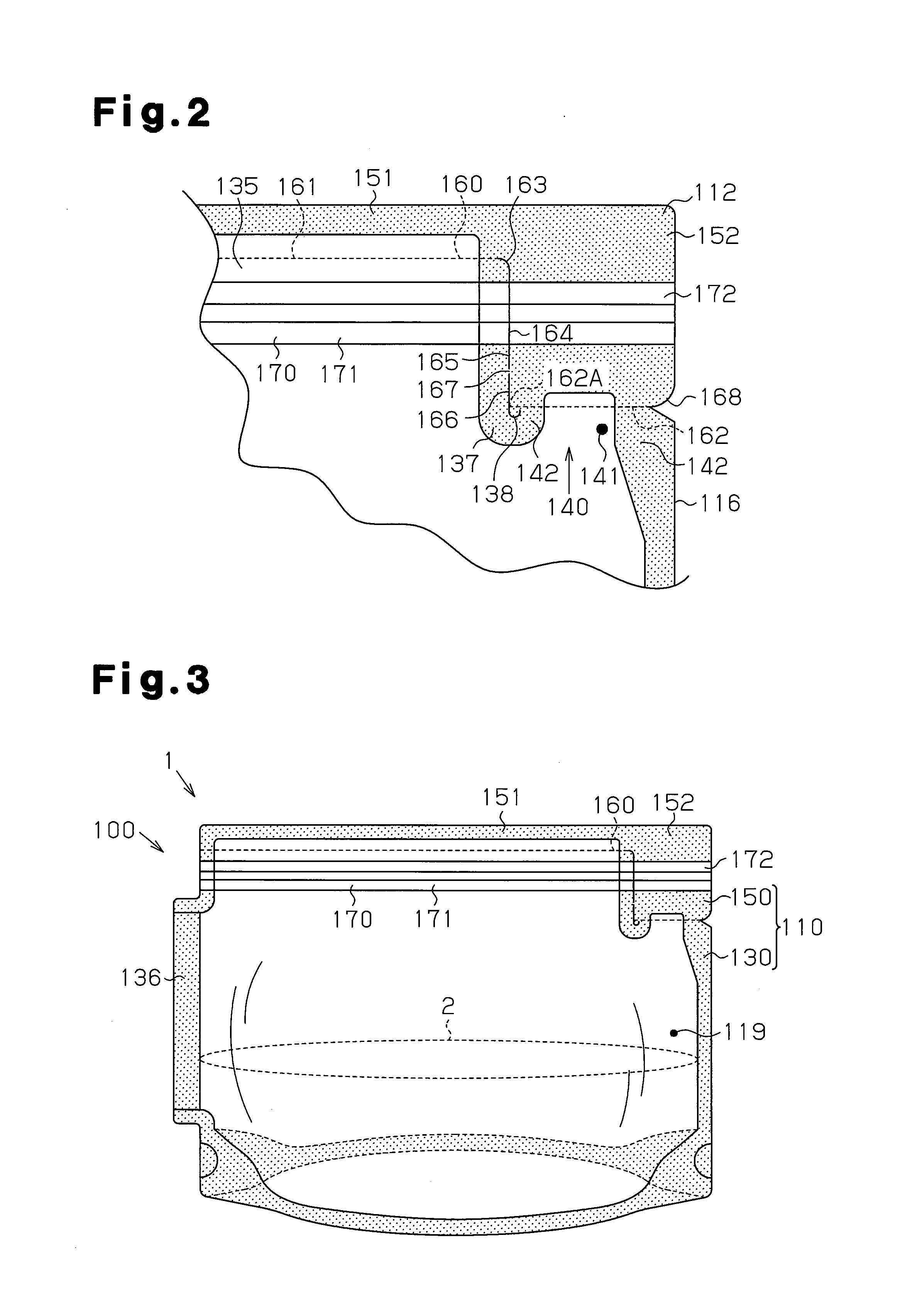 Container and container with enclosed contents