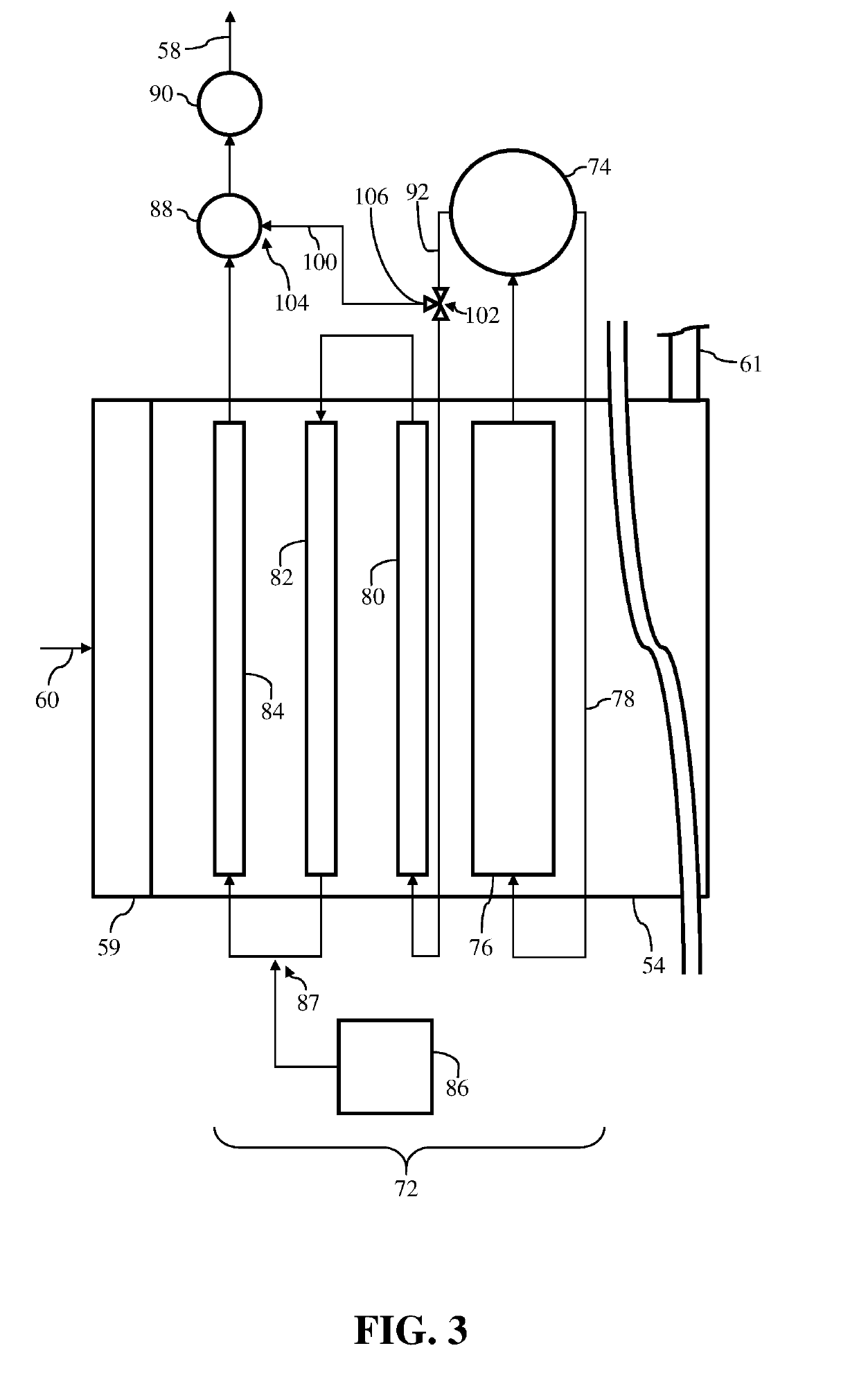 Bypass conduits for reducing thermal fatigue and stress in heat recovery steam generators of combined cycle power plant systems