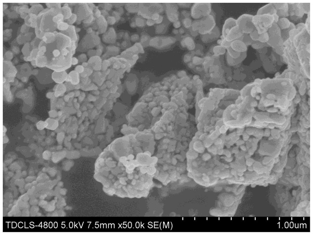 A kind of freeze-drying preparation method of second-phase particle dispersed molybdenum composite powder