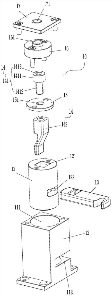 Box adjusting mechanism and LED box assembly