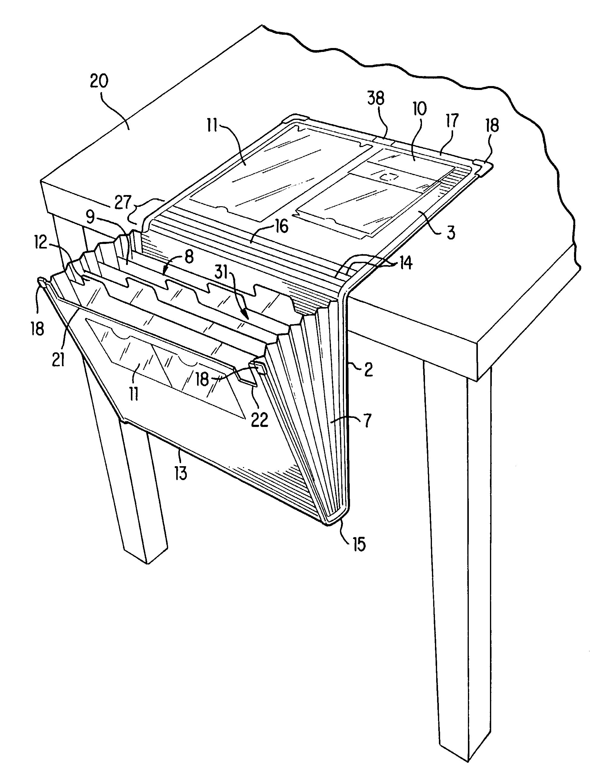 File with high-traction surface