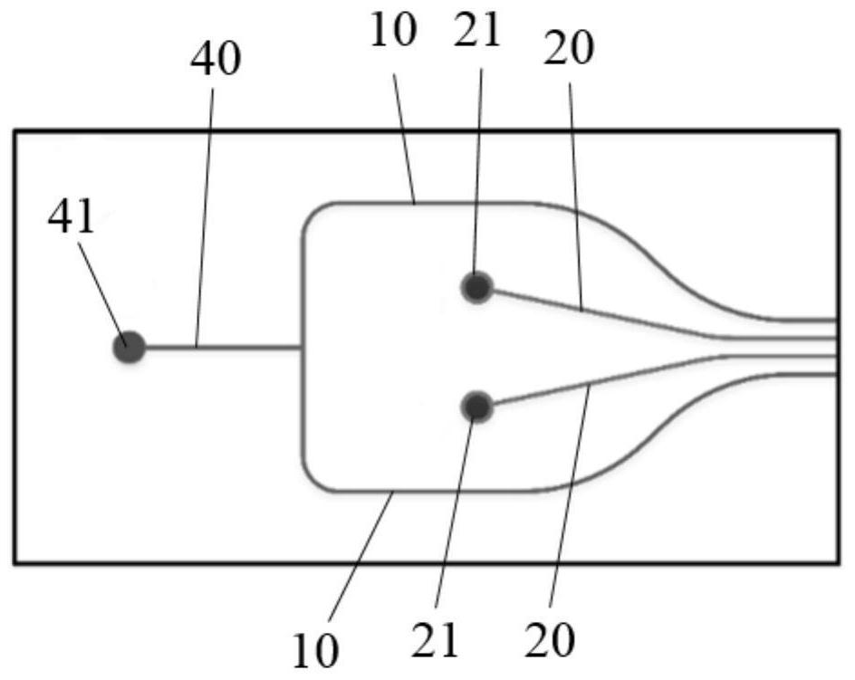 Multichannel electrospray micro-fluidic chip and application thereof