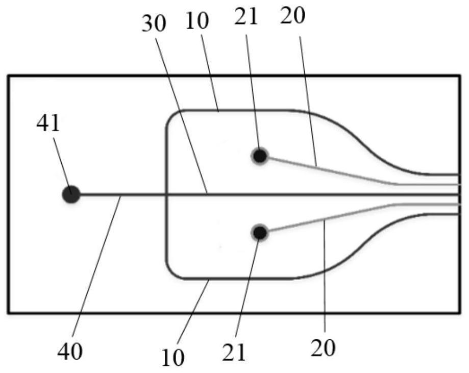 Multichannel electrospray micro-fluidic chip and application thereof