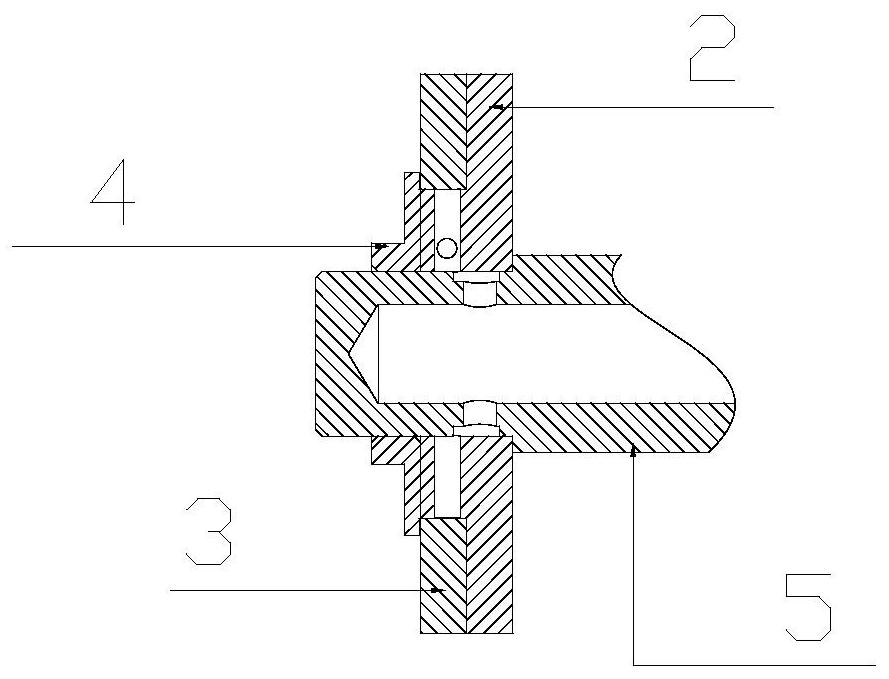 Hydraulic shock absorption and noise reduction gear structure