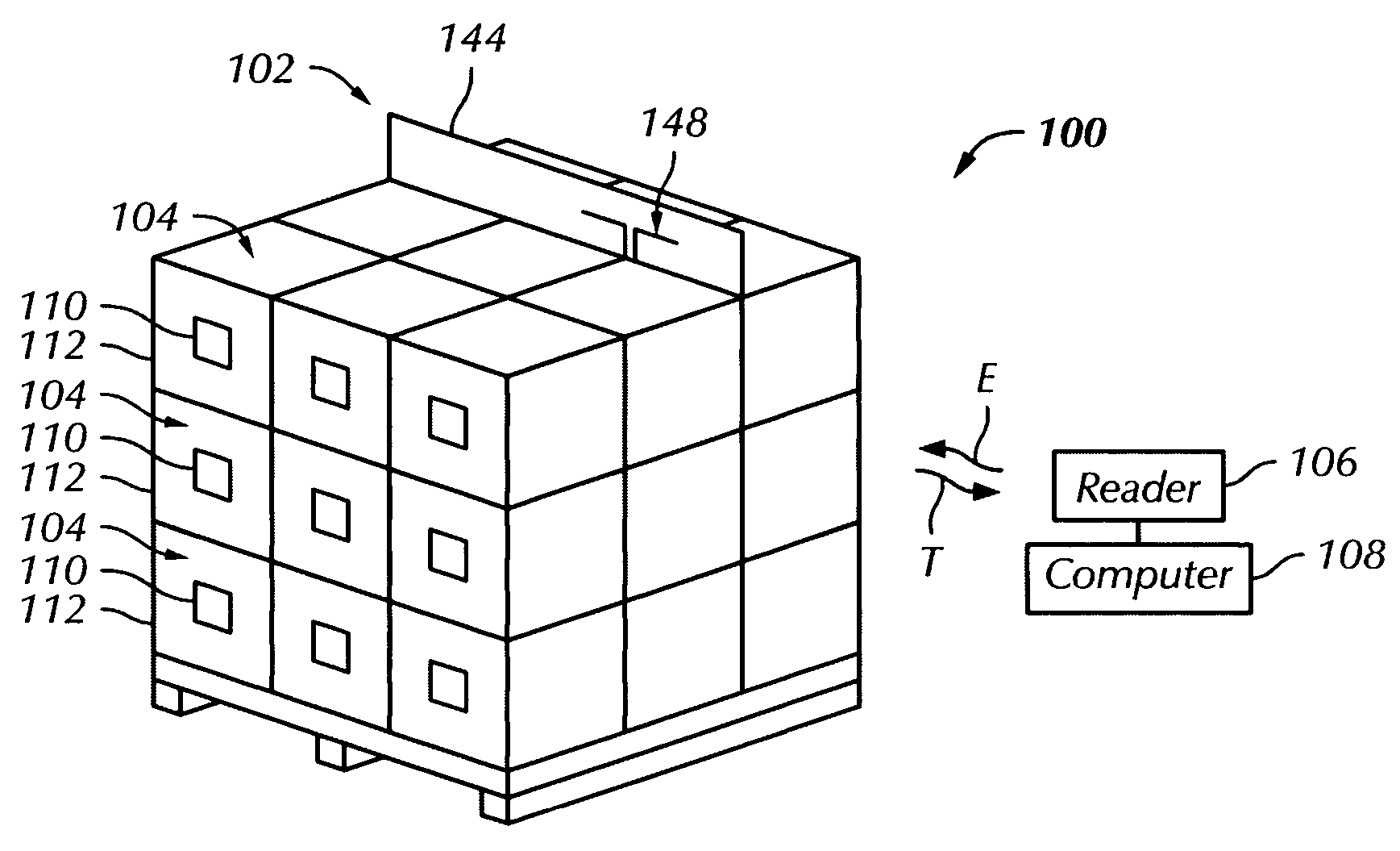 RFID devices for enabling reading of non-line-of-sight items