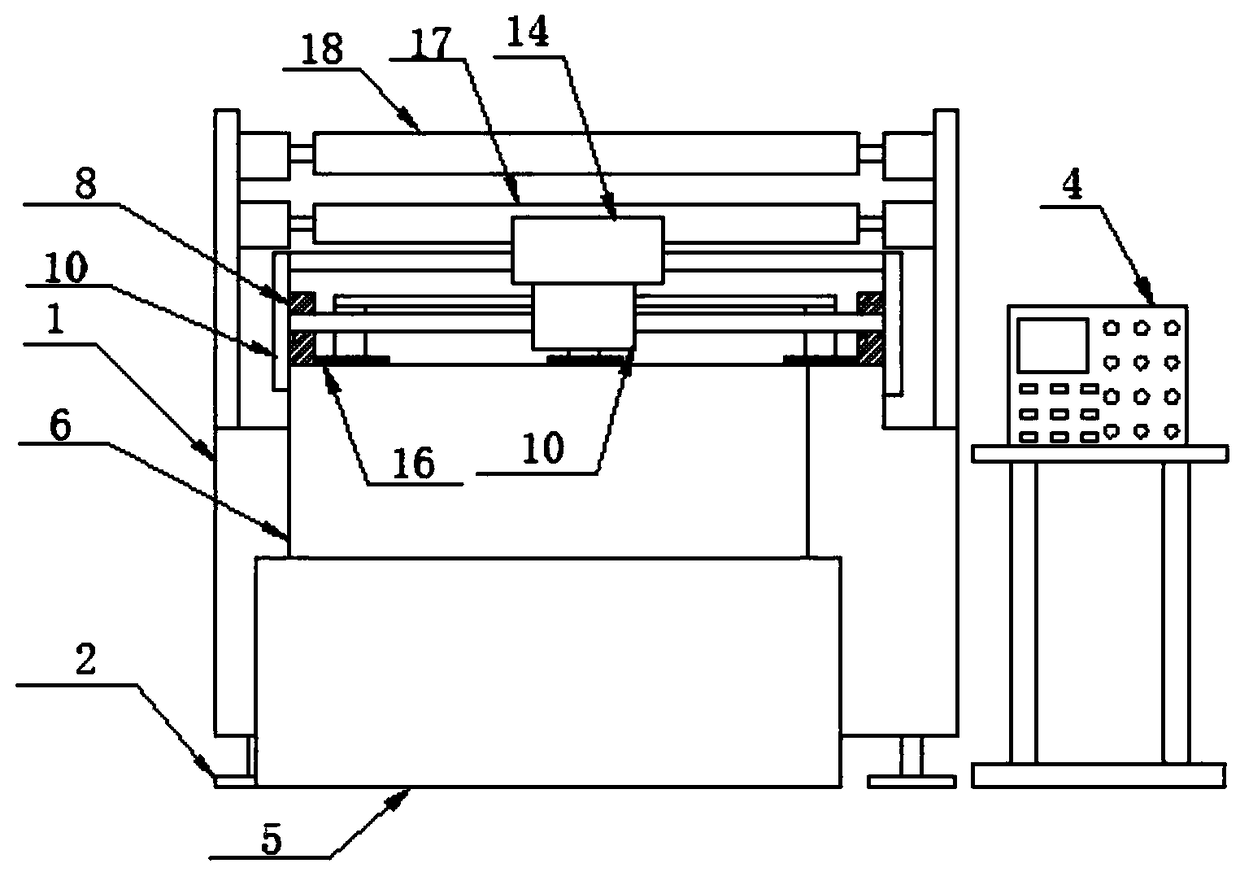 Cutting mechanism for preventing deviation of cloth and applied to garment production