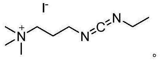 Synthesis method for 1-ethyl-3-(3-dimethyl amino propyl)-carbonized diimine A iodate