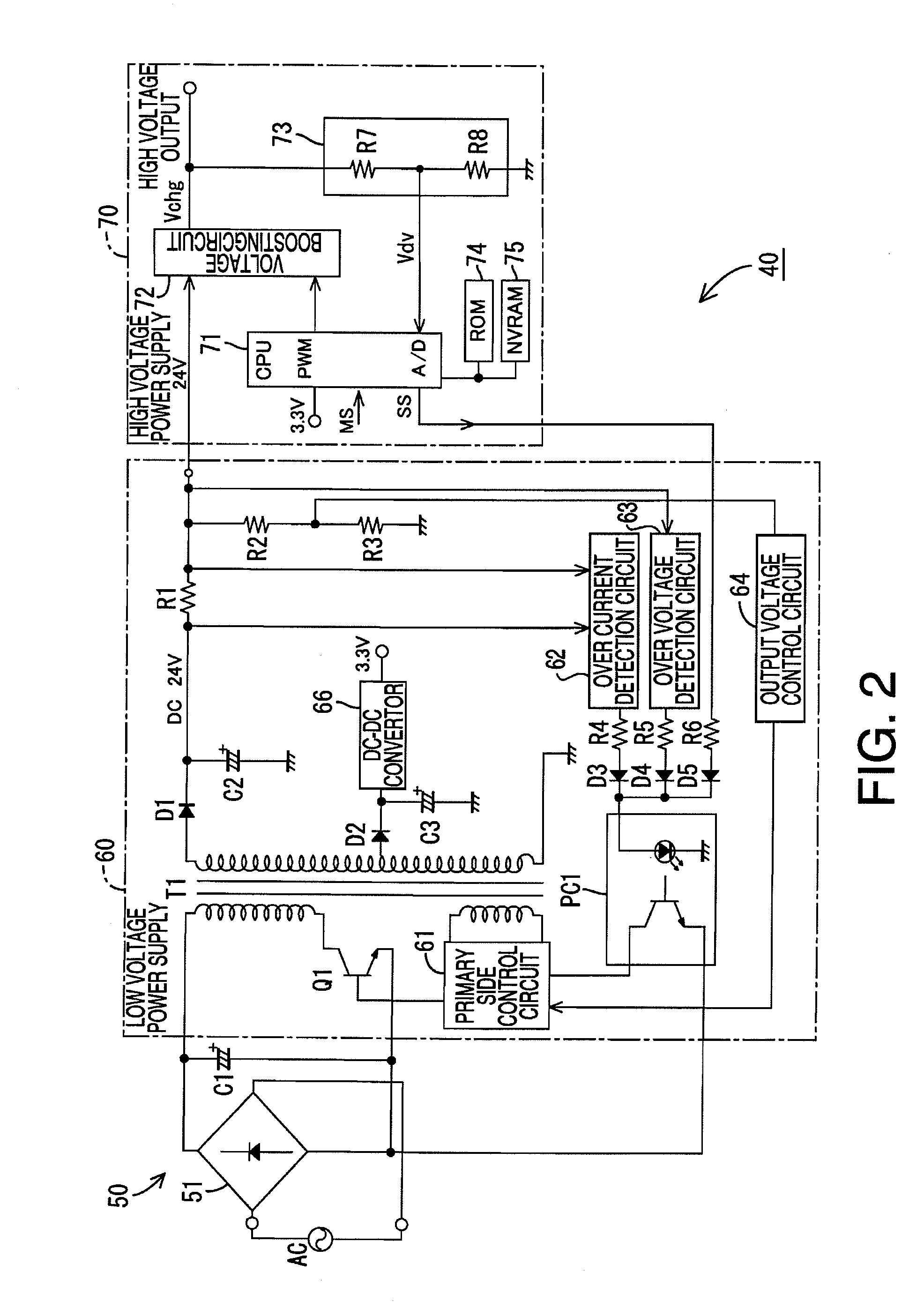 Power supply unit and image forming device having the same