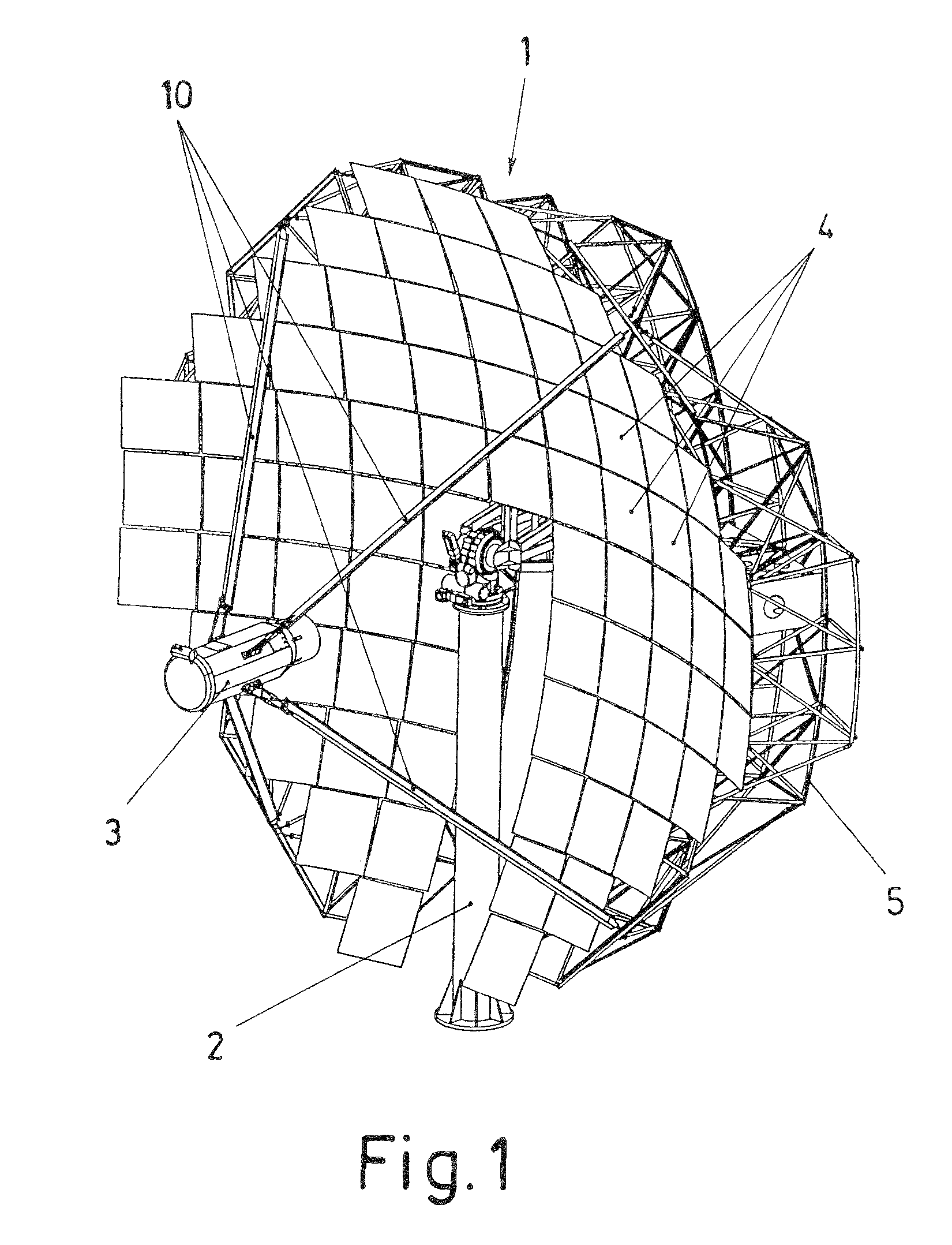 Solar tracker with parabolic concentrator