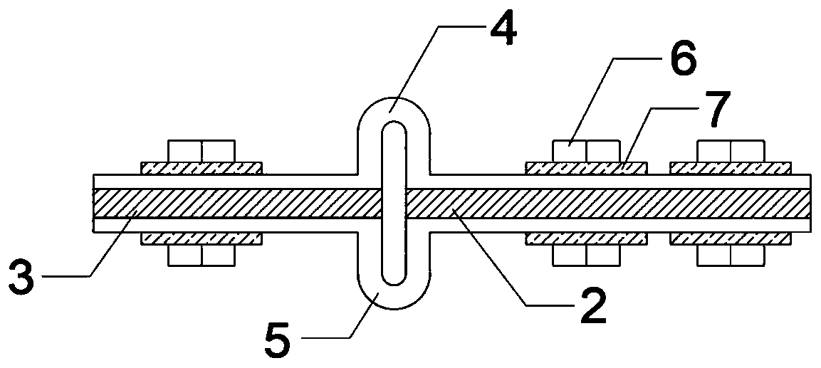Bent steel truss coupling beam with U-shaped damper and capable of being quickly restored after earthquake