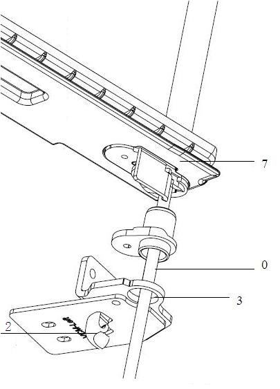 Hinge device for refrigerator and application of hinge device