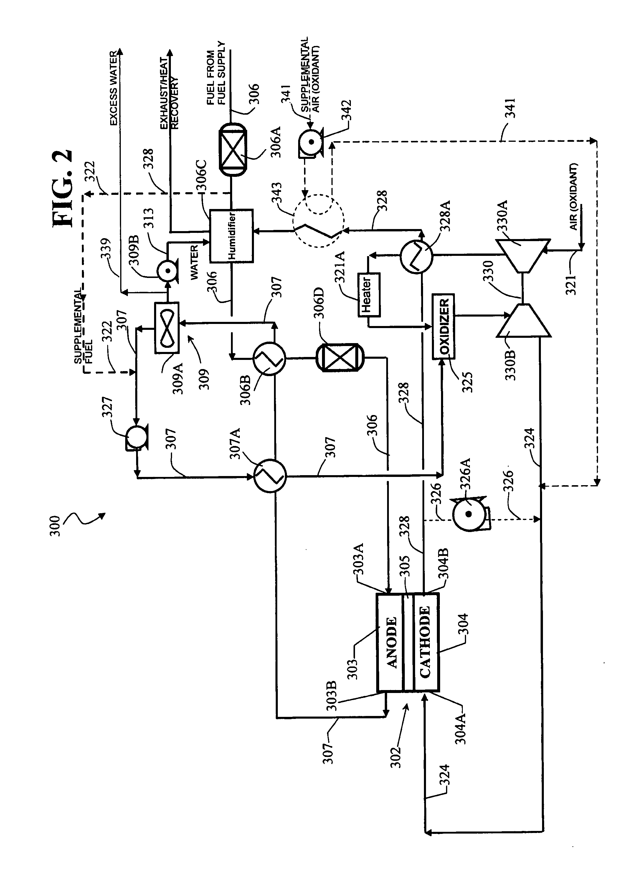 Integrated fuel cell and heat engine hybrid system for high efficiency power generation