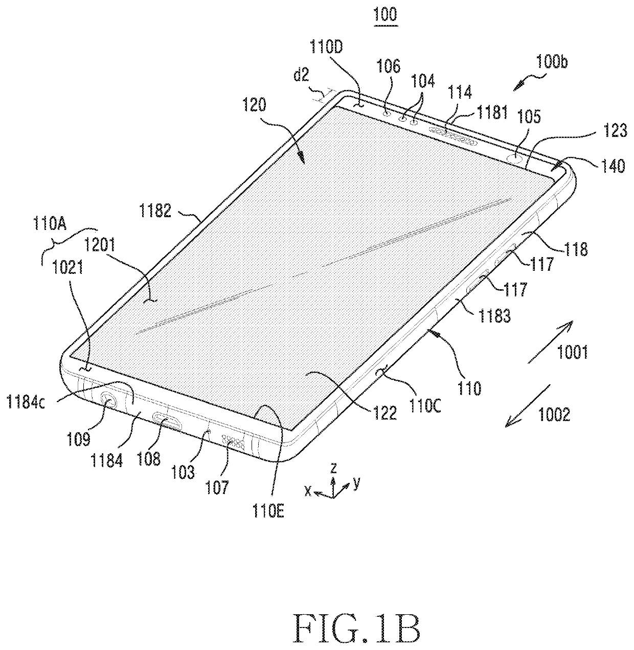 Electronic device with movable flexible display and operating method thereof
