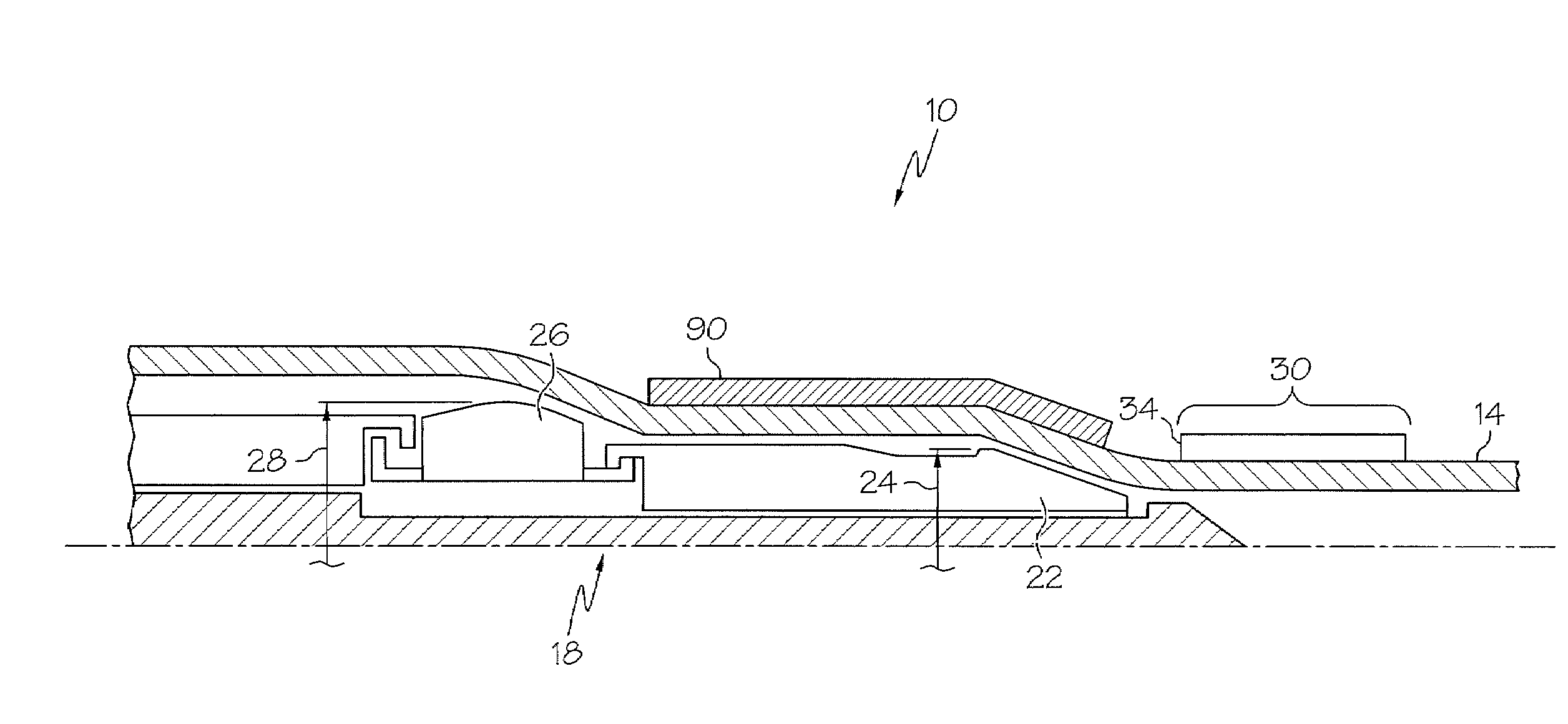 Downhole swaging system and method