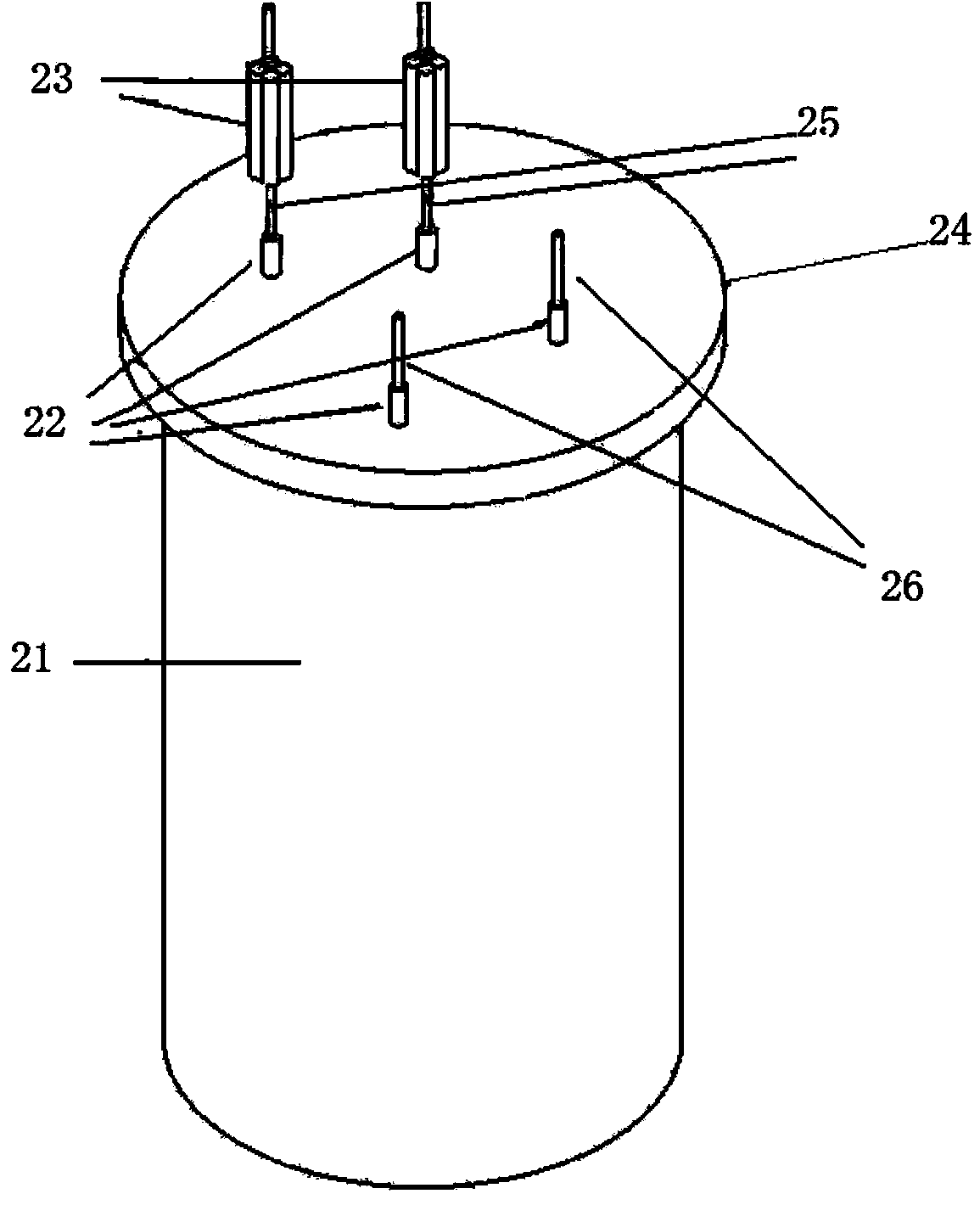Movement actual measurement method and system of jacket platform water entering process