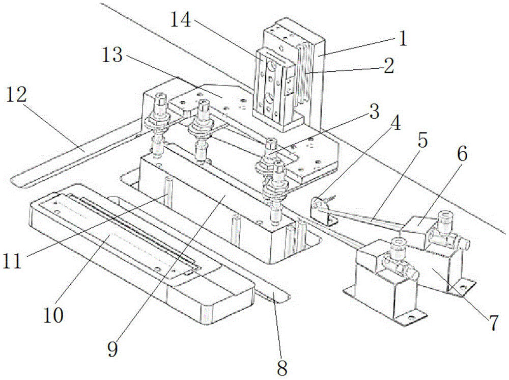 A film sticking mechanism of a film sticking equipment