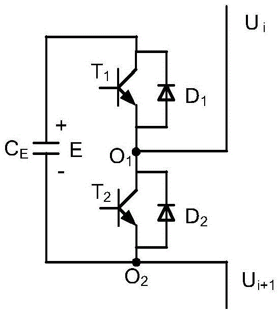 sic high voltage switch and silicon igbt hybrid three-phase four-wire high voltage converter
