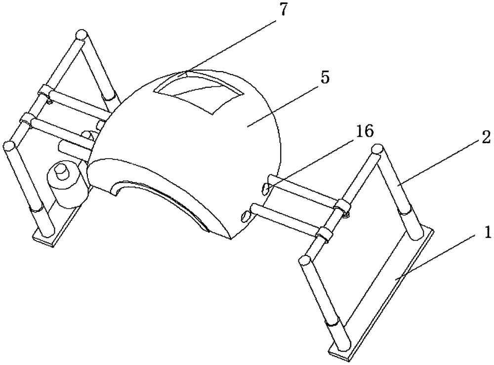 Covering device for oral and maxillofacial surgery operation