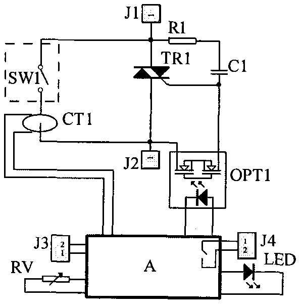 Current monitoring type electronic arc-control device
