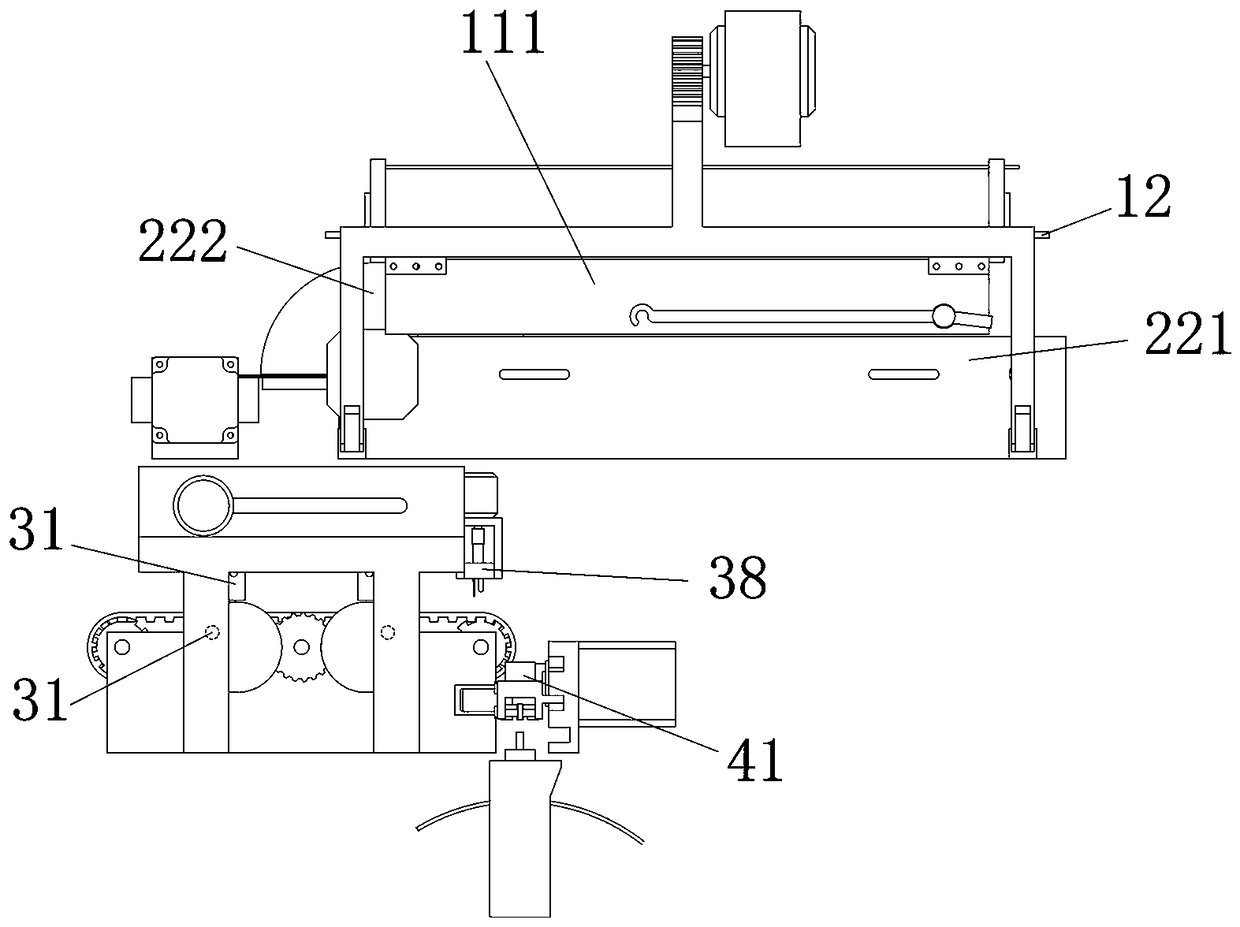 Automatic molding device for deep-fried dough sticks