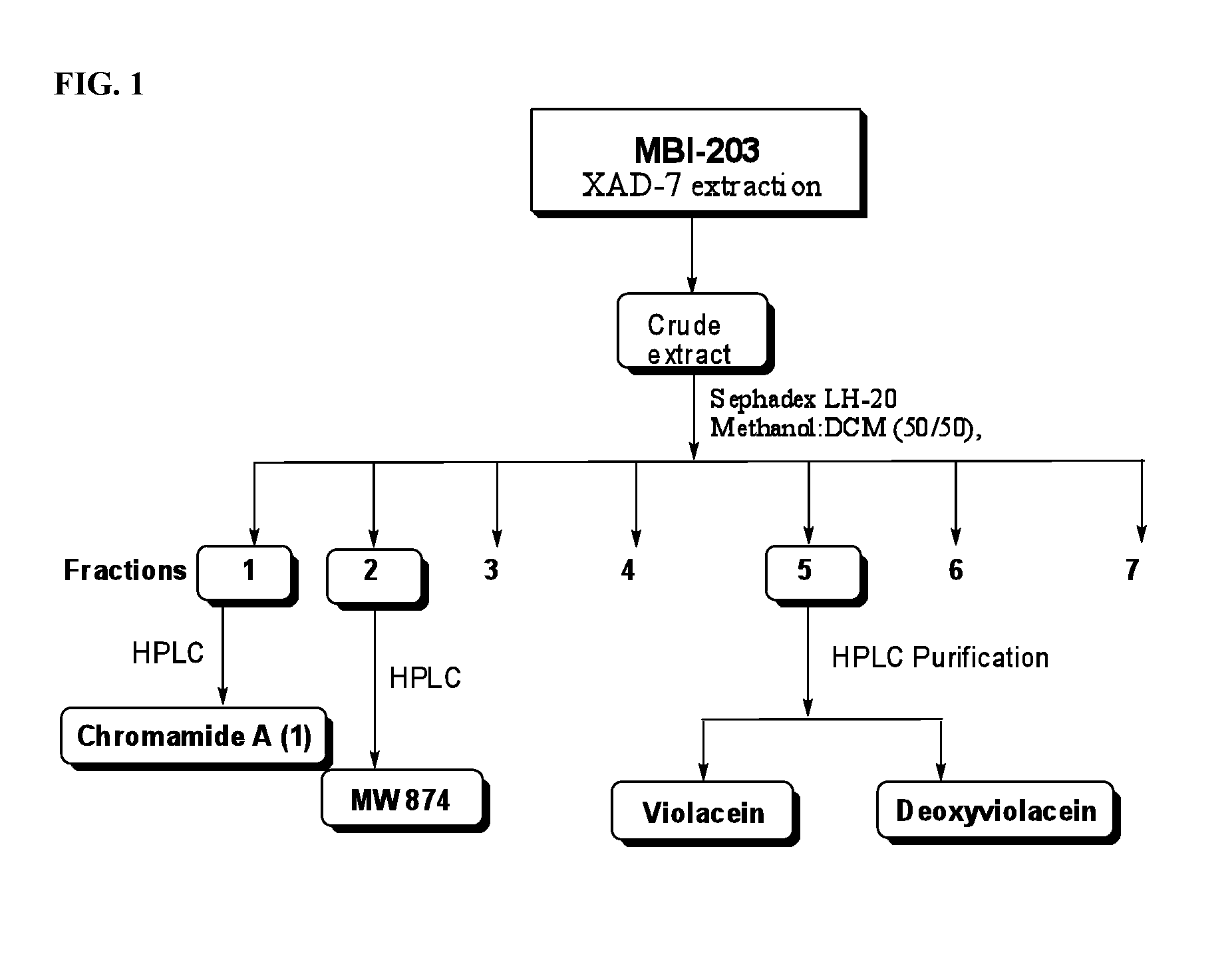 Chromobacterium Bioactive Compositions and Metabolites