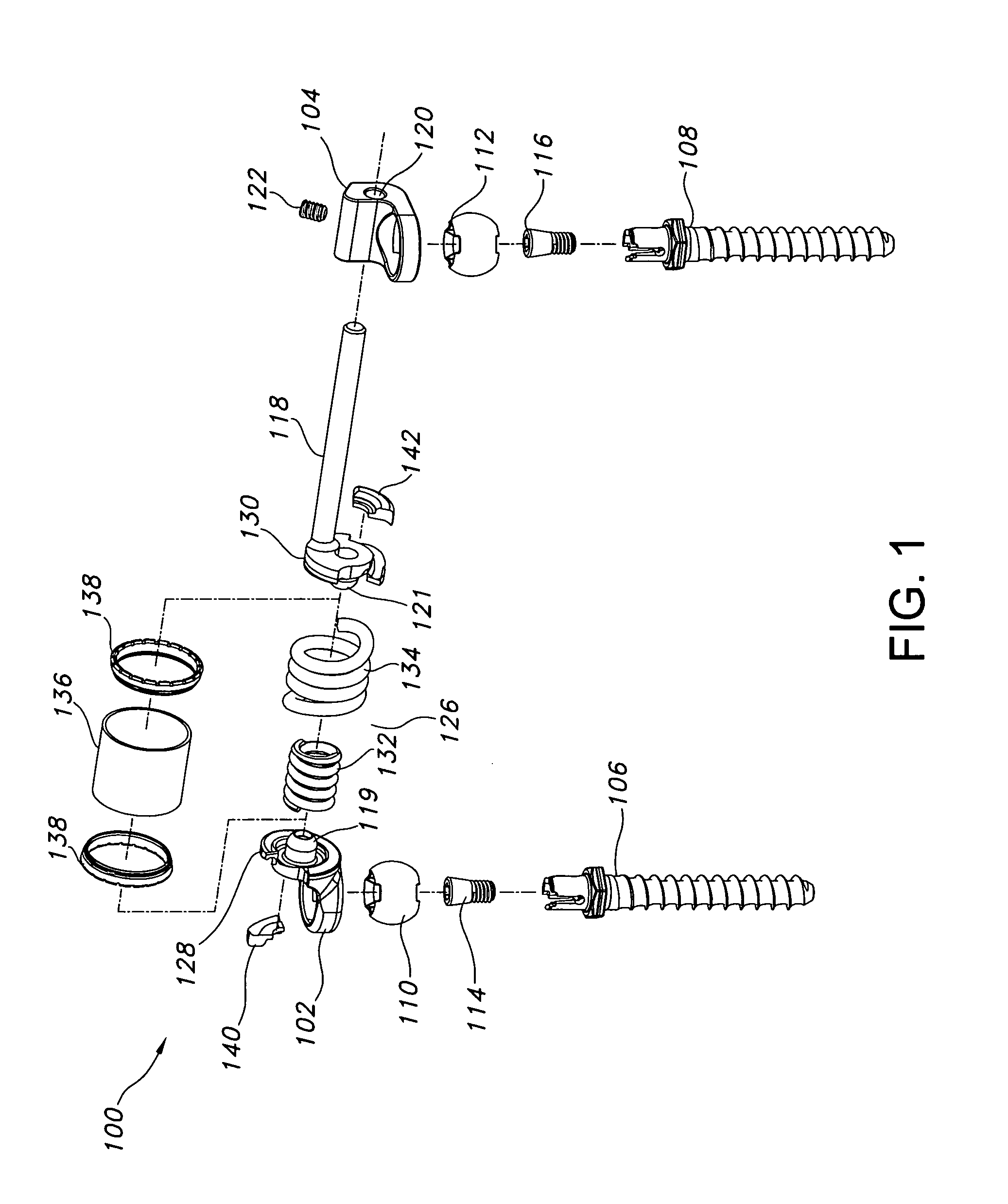 Spinal stabilization device with weld cap