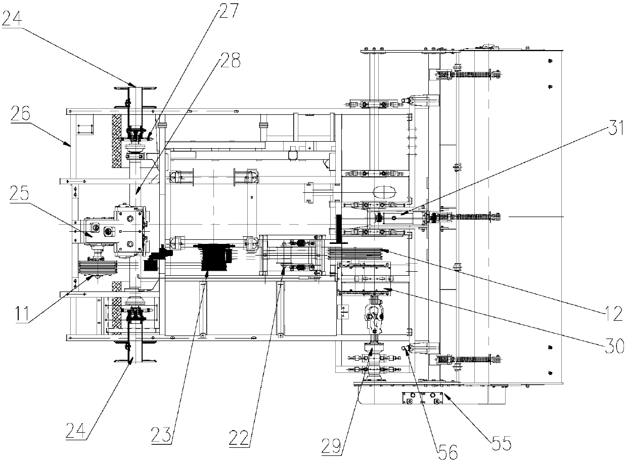 Positive inversion gearbox and positive inversion rotary cultivator