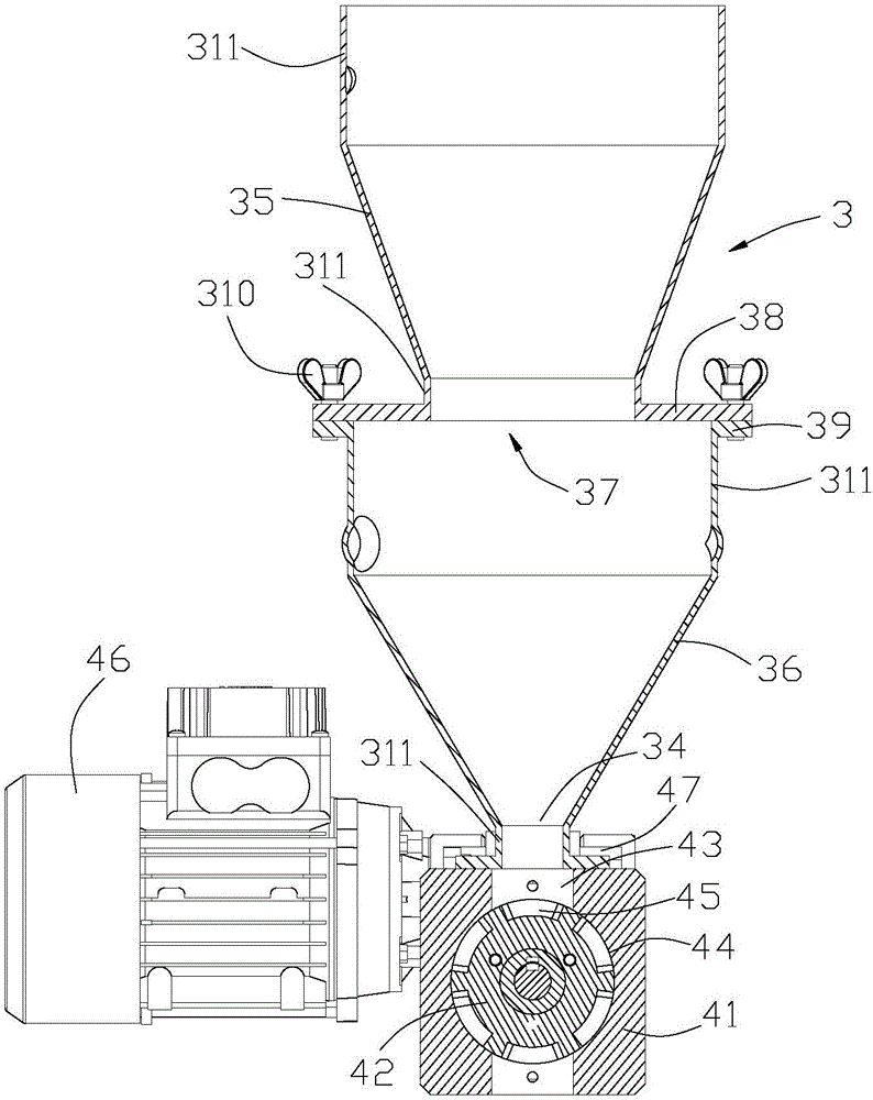Superfine dynamic graded discharge device for dry type ball-milling system