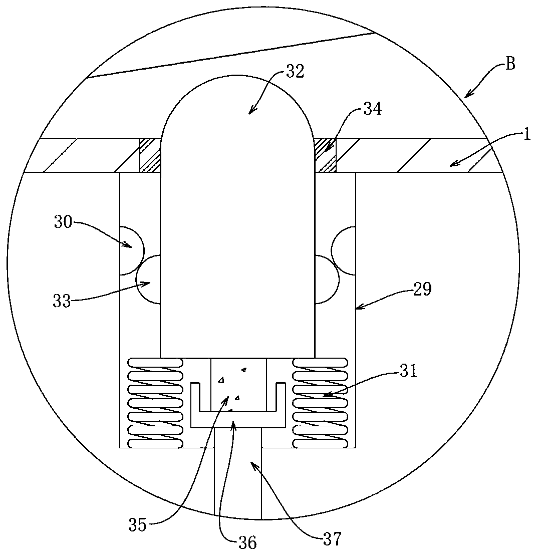 Conductive connecting device and electrical switch thereof