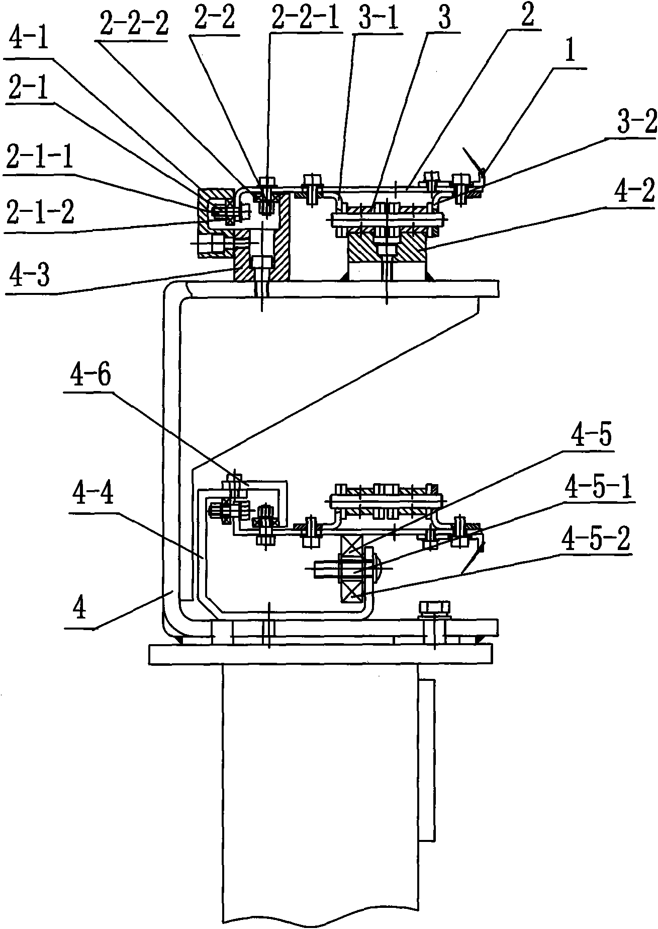 Multi-axial chain device for warp knitting machine