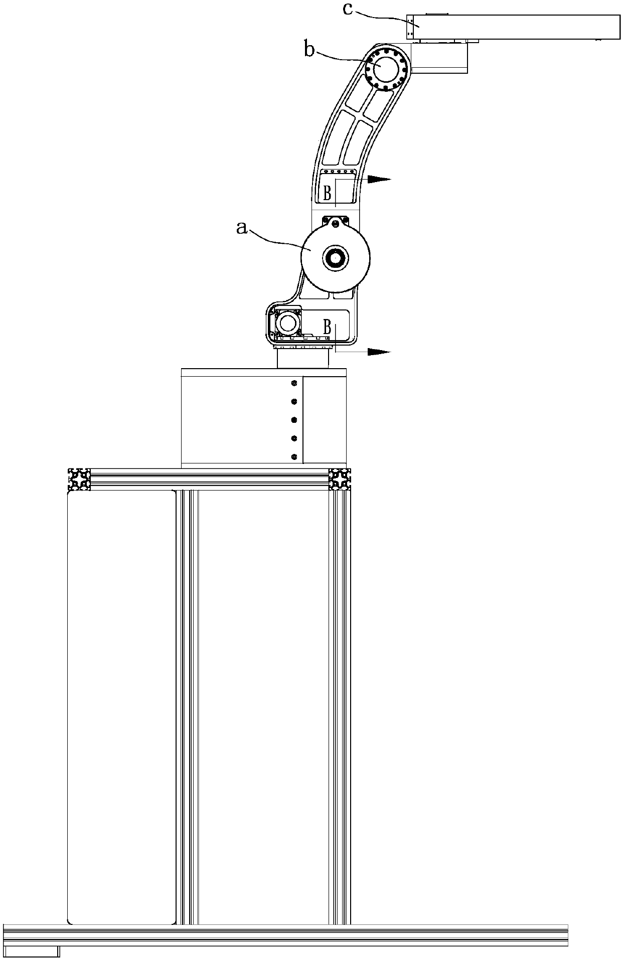 Anti-torque structure of medical robot reducer