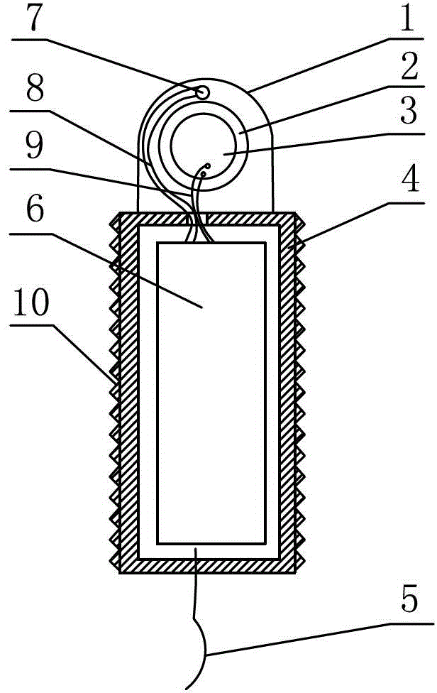 Piezoelectric variable-frequency contact type liquid level switch