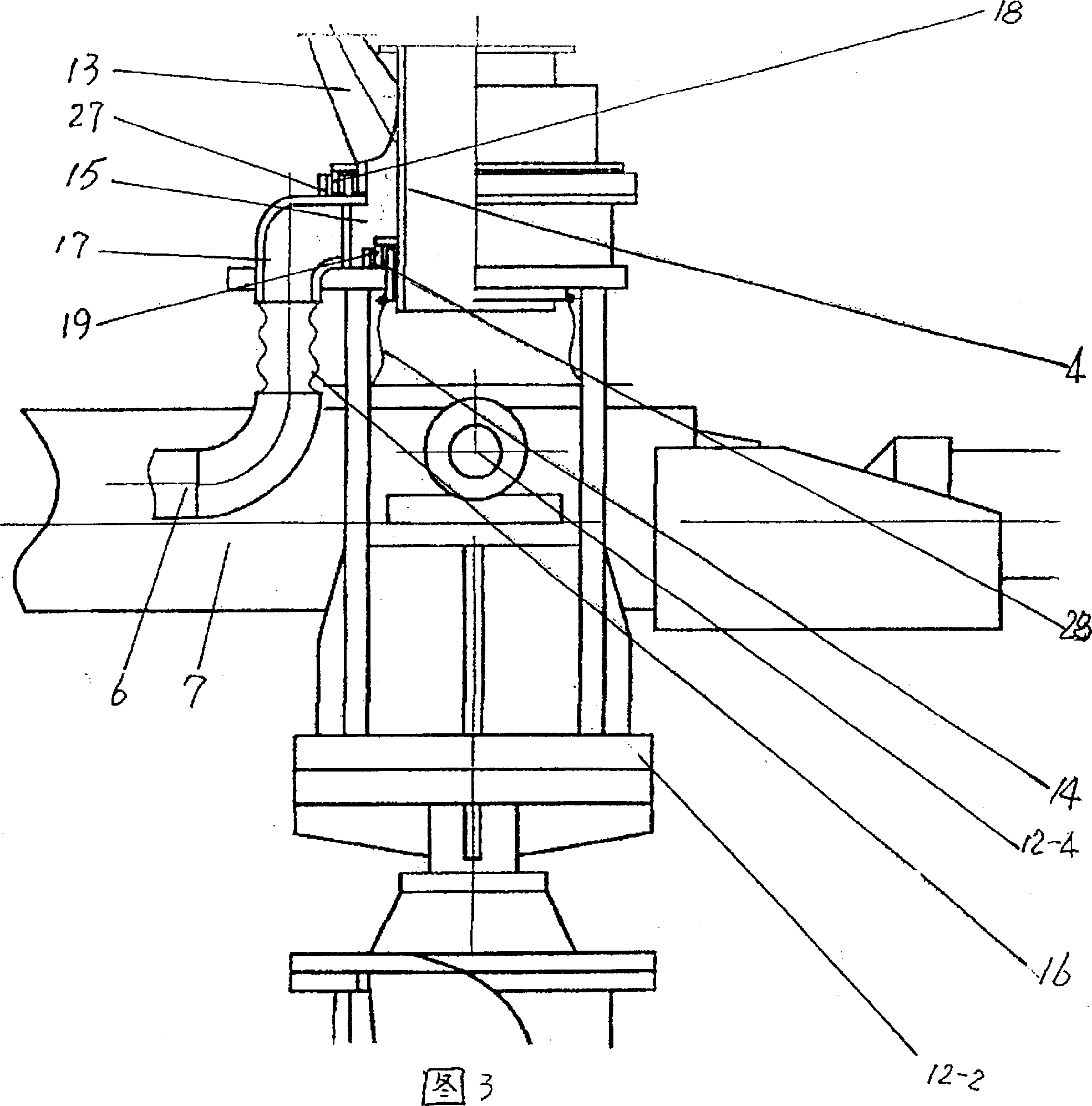 Dust-free carloader for discharging ash from gravitational duster of blast furnace