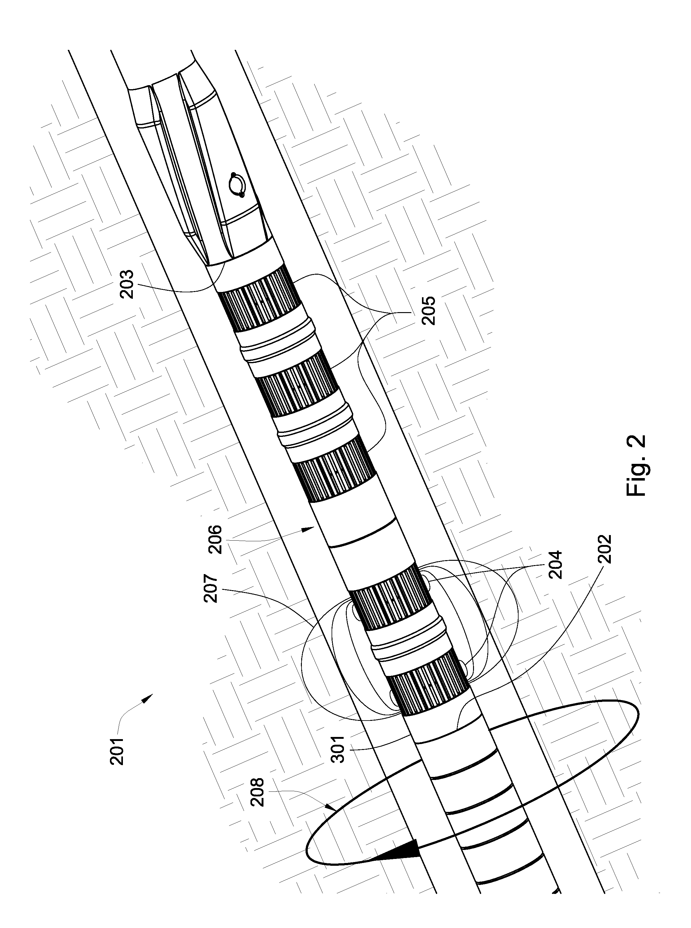 Externally guided and directed halbach array field induction resistivity tool
