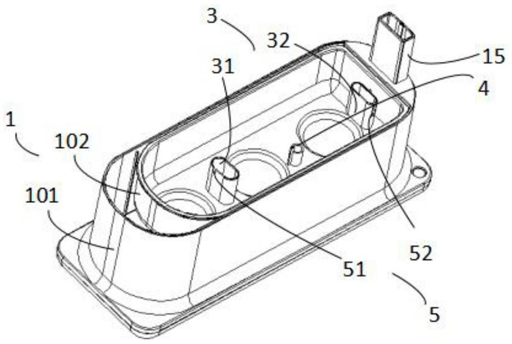 Multi-stage water tank device, method of use and plant growth machine