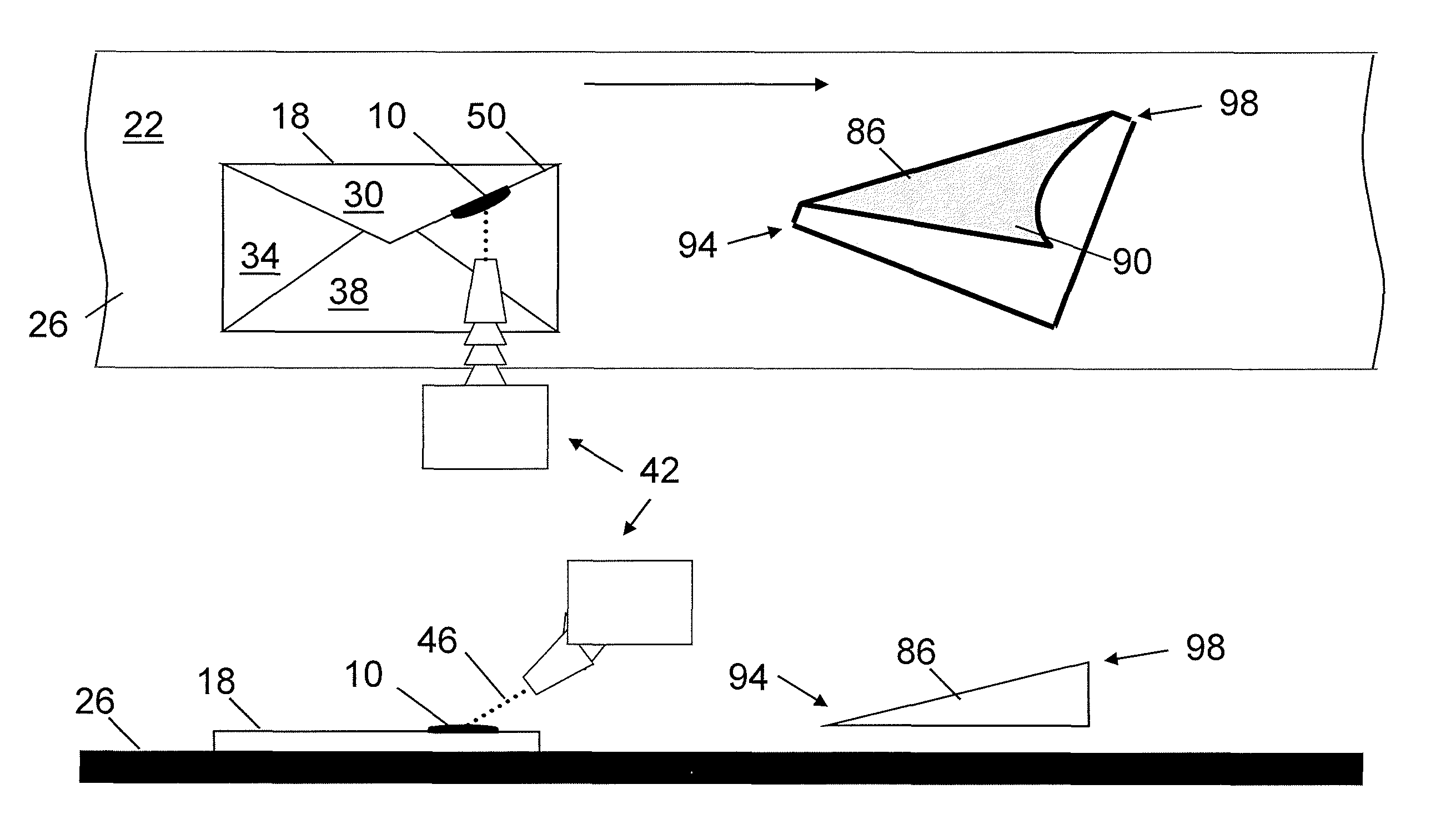 Envelope seal verification system and method