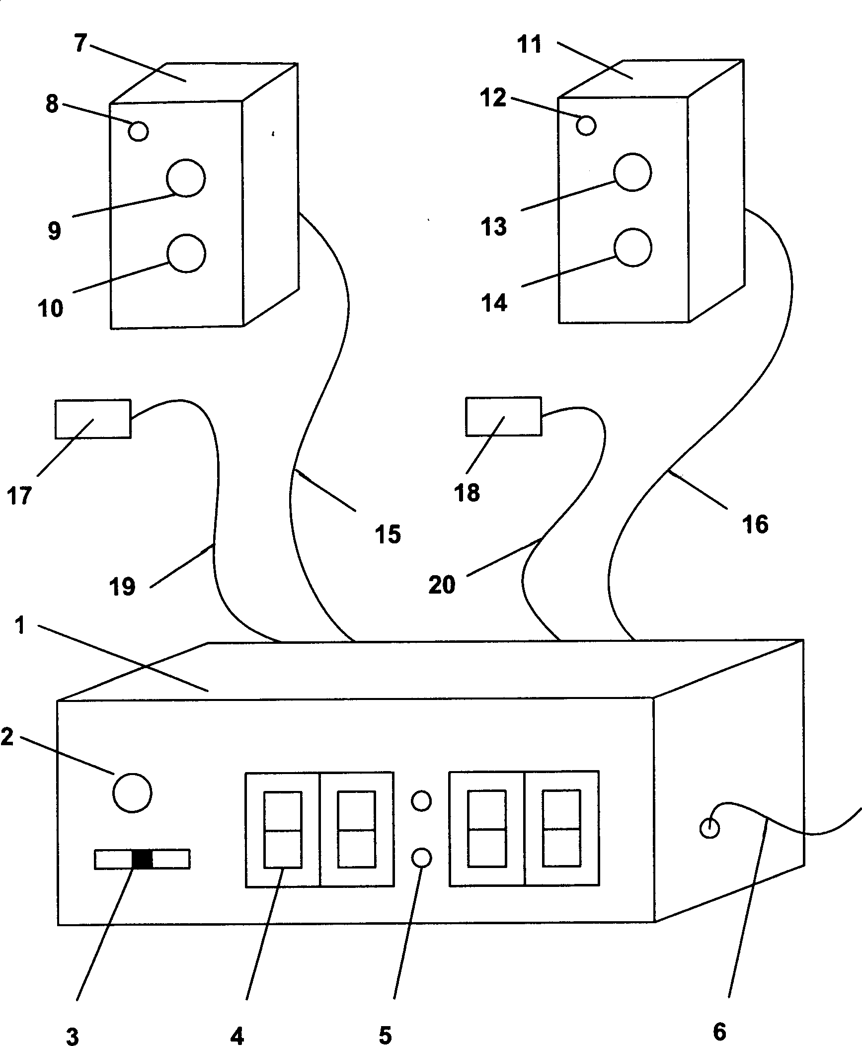 Public traffic passenger flow data real-time collecting system for GPS