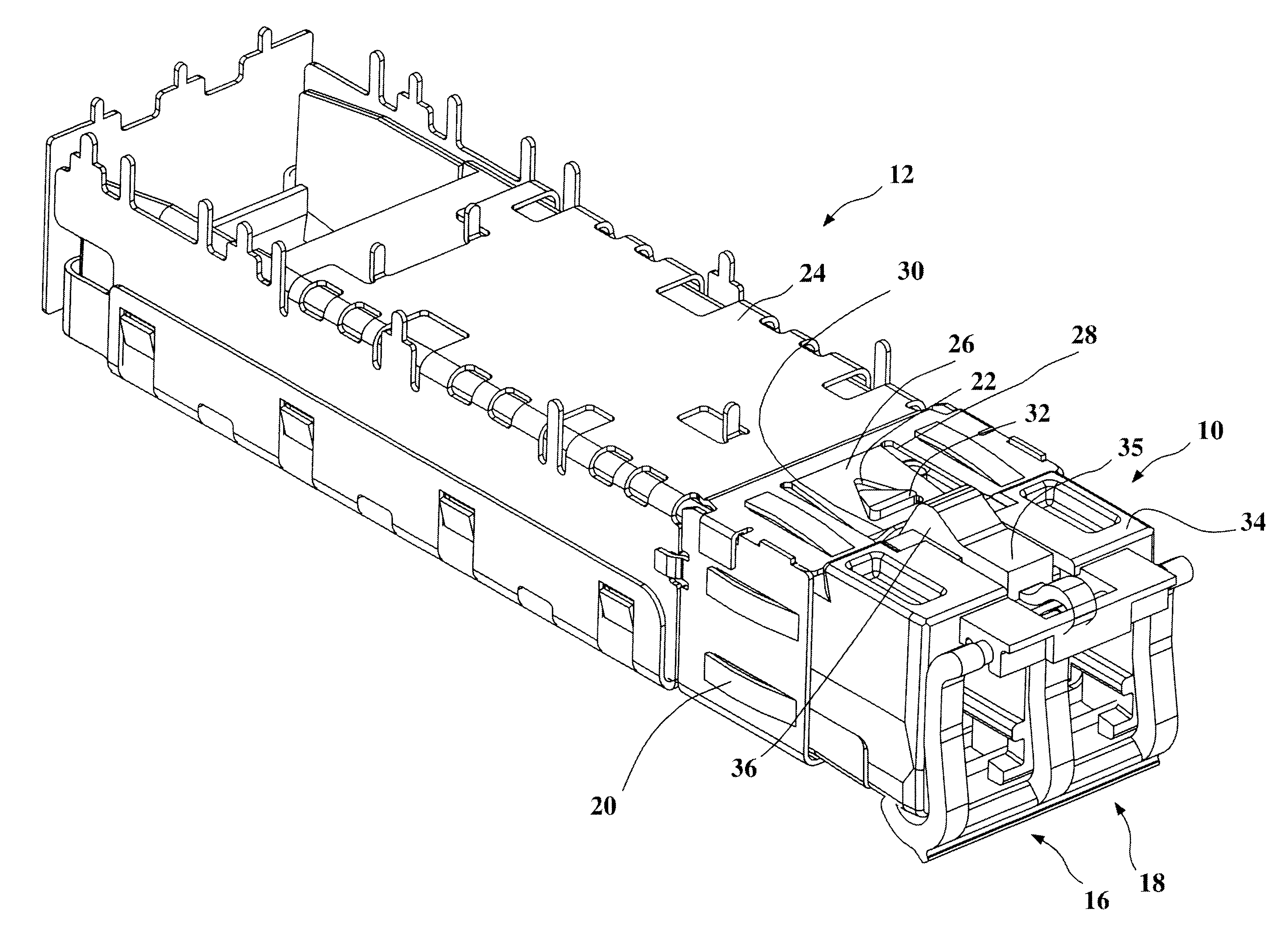 Pluggable transceiver module having rotatable release and removal lever with living hinge