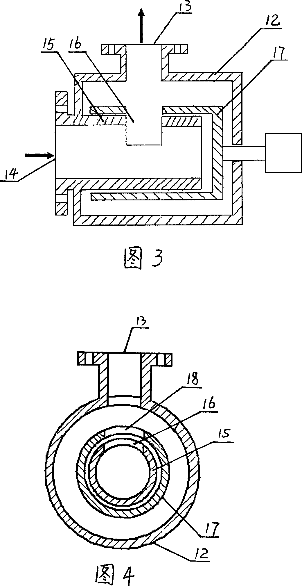 Electric controlled bivalve type mixer of fuel gas