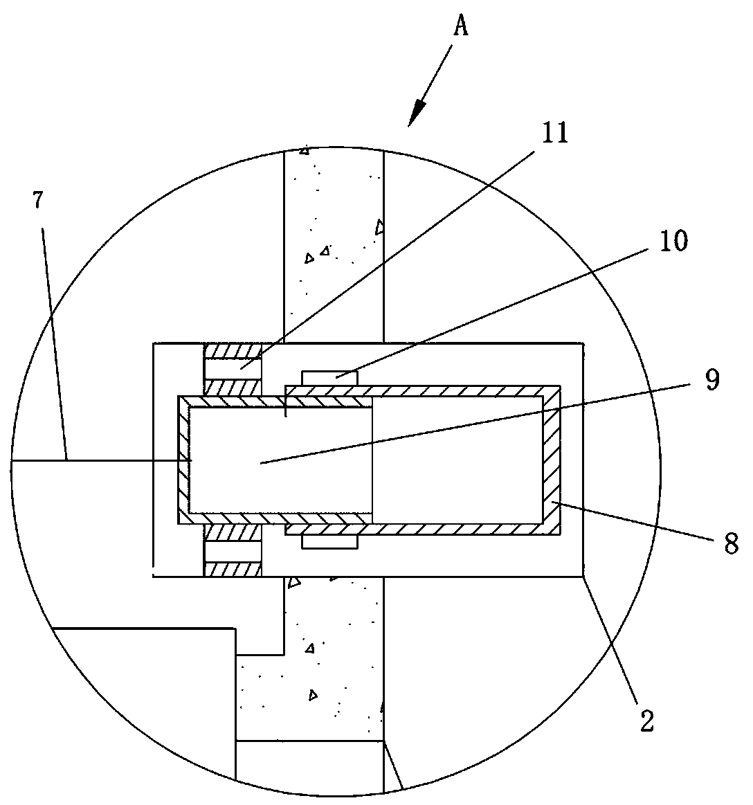 Solar heat collecting pipe anti-burst device and solar water heater
