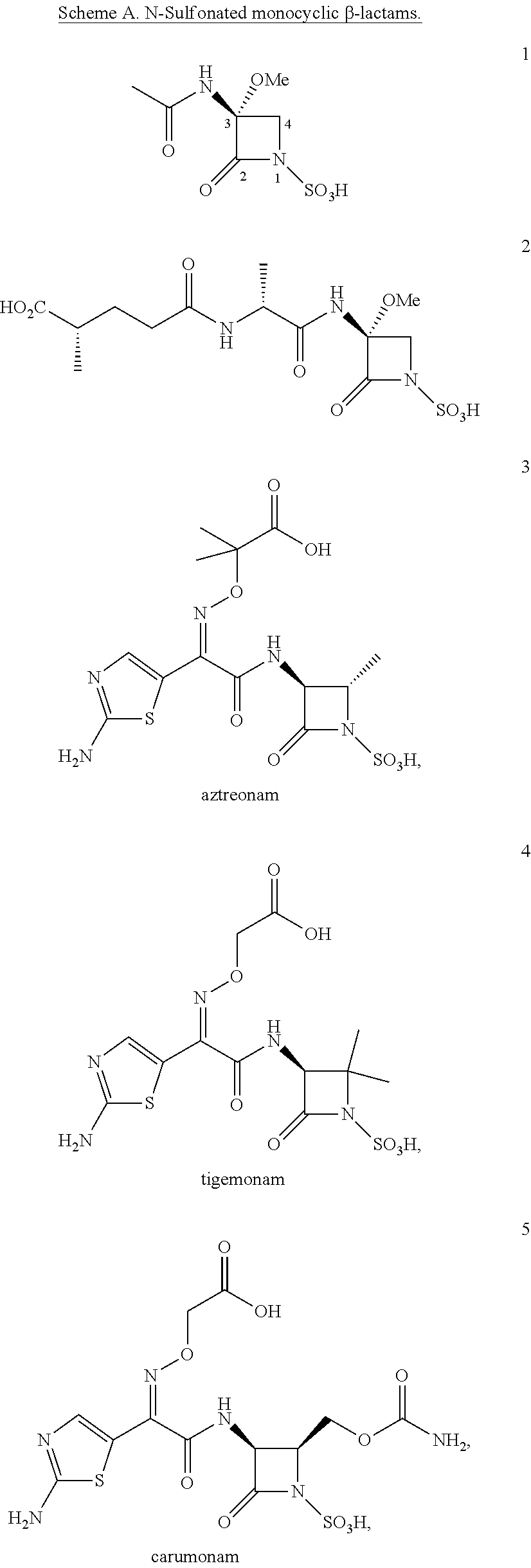 Antibacterial monobactams