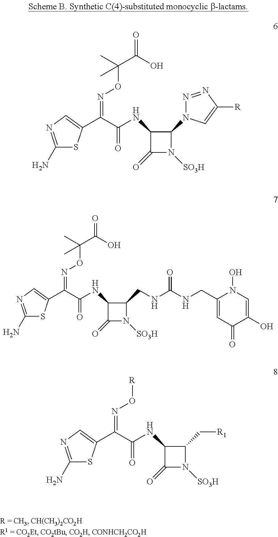 Antibacterial monobactams