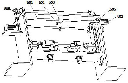 A device for punching holes in collector pipes of automobile air-conditioning condensers