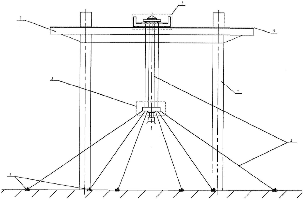 Three-dimensional follow-up system of lunar landing test rig