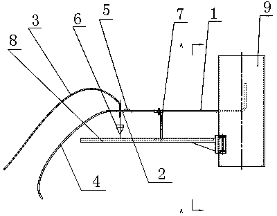 Improved air volume measuring device based on L-shaped pitot tube