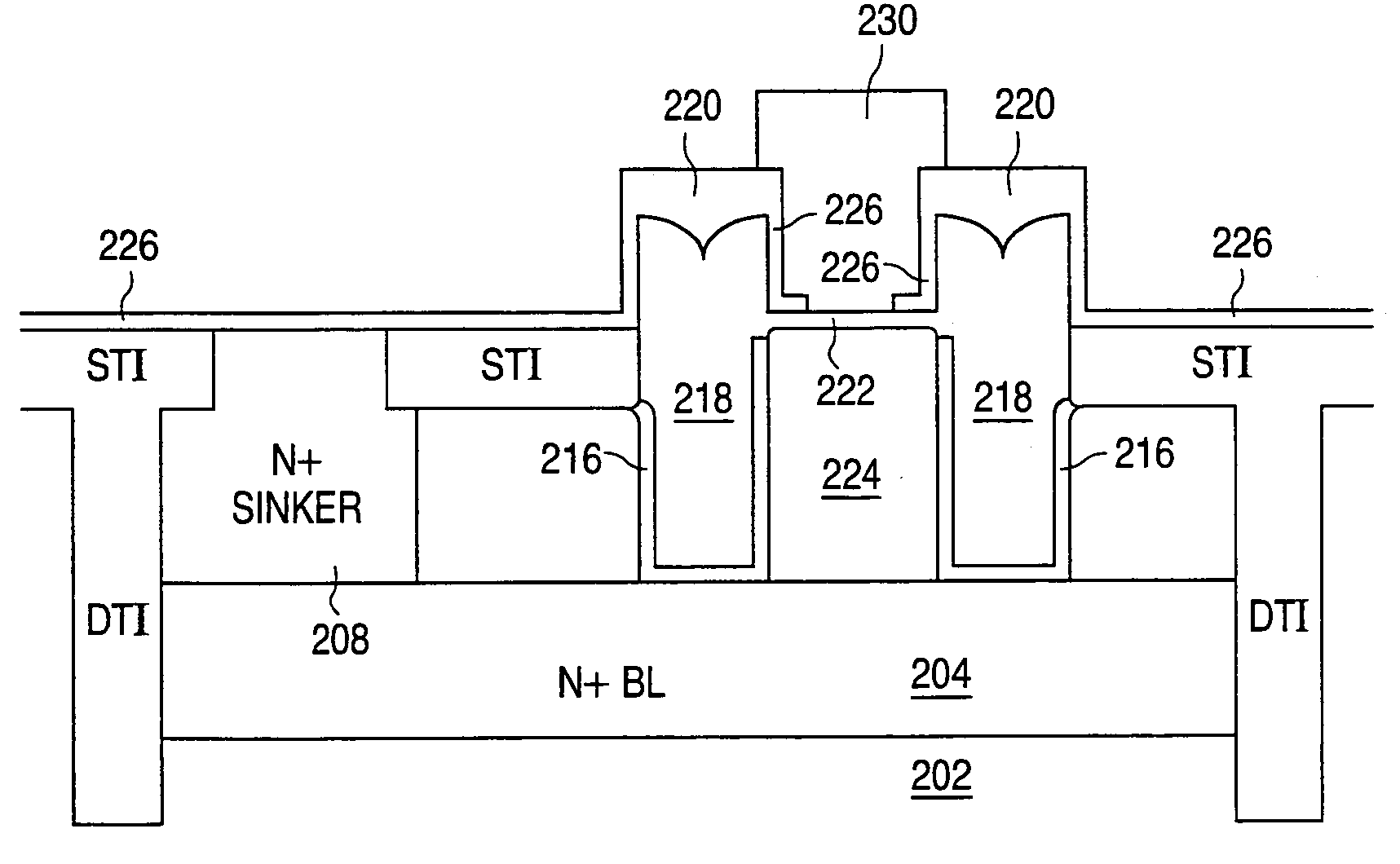 Super self-aligned BJT with base shorted field plate and method of fabricating