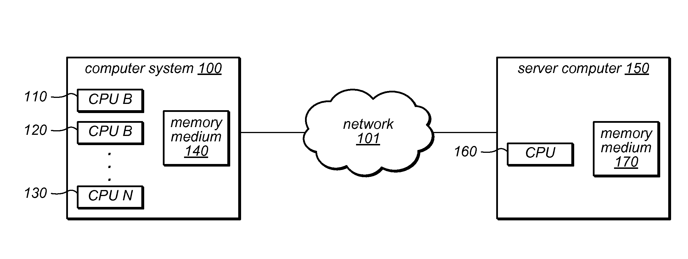 Determining and Downloading Portions of a Software Application in a Computer System