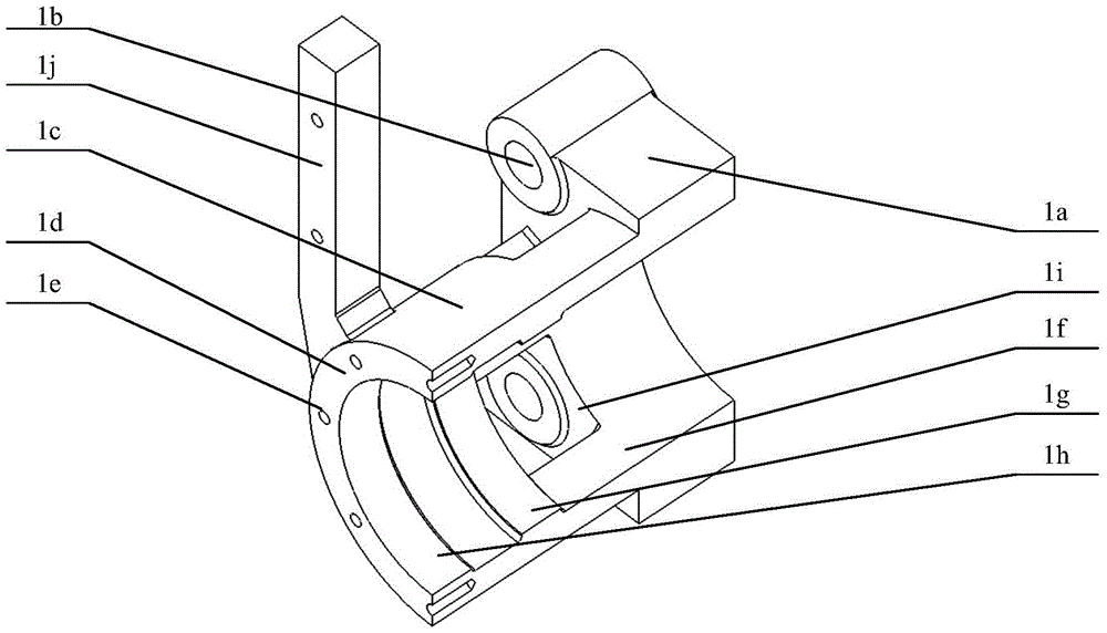An injection shaft support connection device