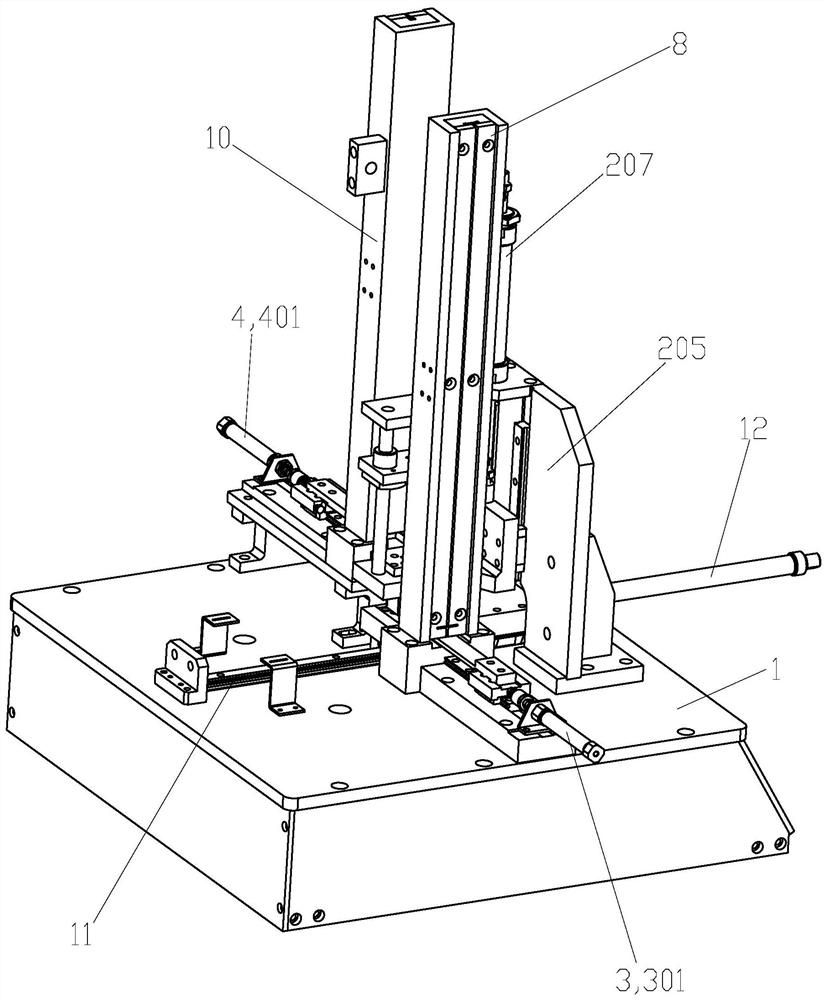 Automatic flying bar assembly assembling machine and assembling method thereof