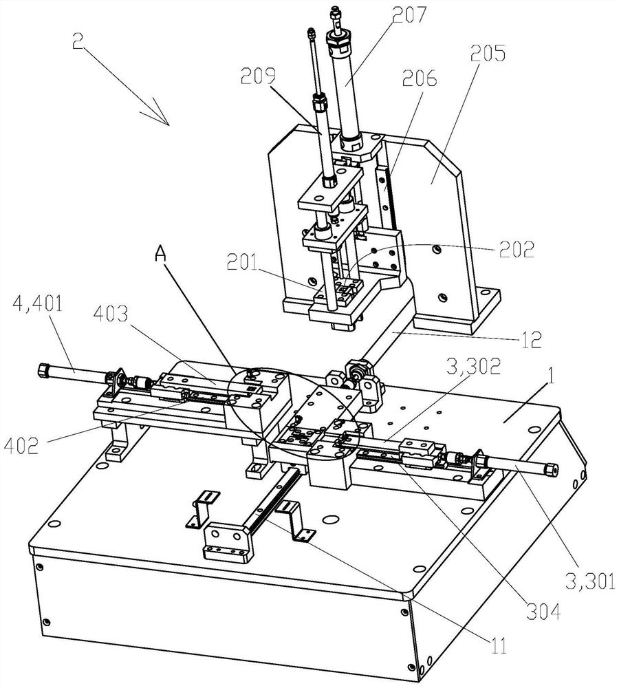 Automatic flying bar assembly assembling machine and assembling method thereof